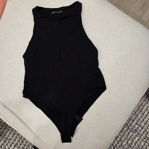 Black Sleeveless Bodysuit ZARA